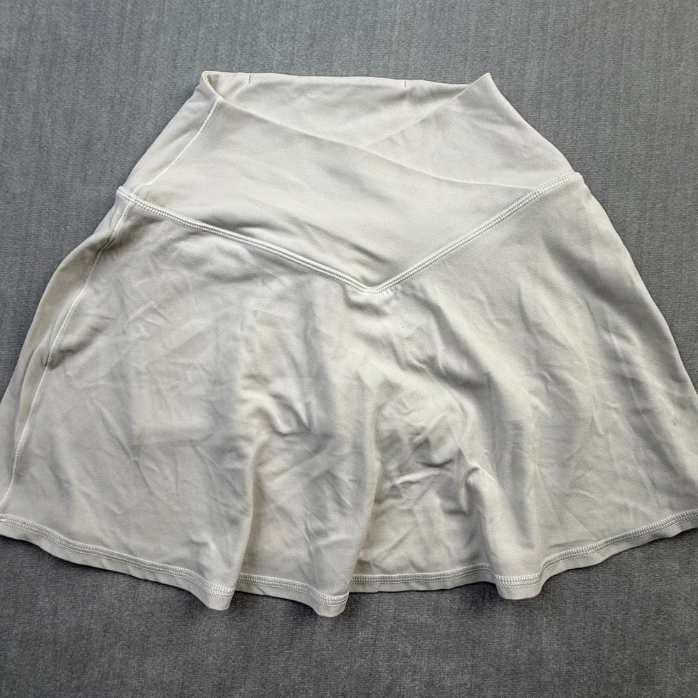 OFFLINE by Aerie Real Me Crossover Skirt Cream White Athletic Mini XS